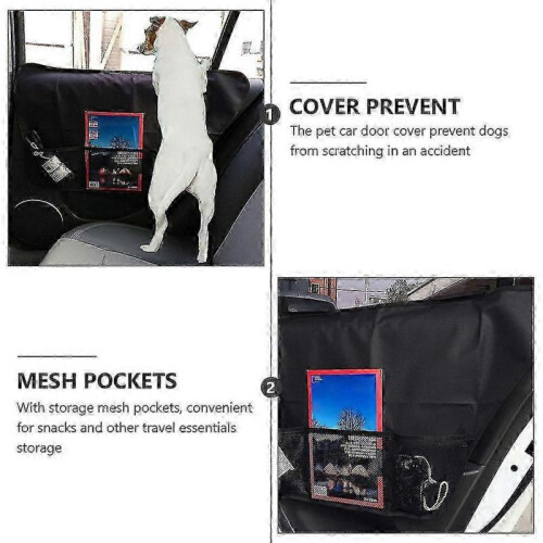 2pcs Dog Car Door Cover Protector Scratch Resistant Waterproof Door Guard 1