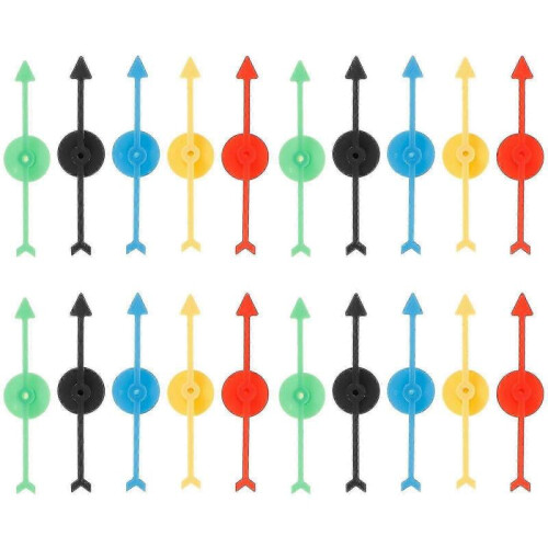 25pcs Plastic Arrow Spinner for Board Games DIY Game Arrows Replacement Arrow Game Pointer Spinners-YuJia 2