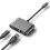 2-in-1 Ethernet Adapter Type-c To Rj45 Gigabit Network Card 1000m 5
