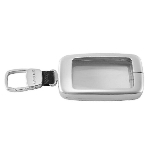 Car Key Shell Key Chain Bag Key Chain Shell Car Supplies for XJ,Silver 2