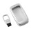 Car Key Shell Key Chain Bag Key Chain Shell Car Supplies for XJ,Silver 2