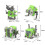 Four In One Transformation Assembly Toy Diy Experimentation Exploiture Toy 4