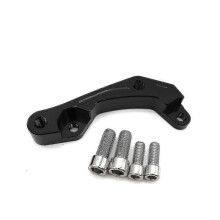 Motorcycle Caliper Adapter Code Brake Caliper Rotor Adapter Brackets for Xmax300 Xmax 300(black)