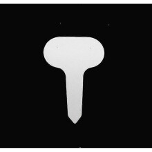 100 Pcs 5x7cm Plastic Plant T-type Tags Nursery Garden Labels