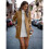 (S,Khaki)Autumn And Winter Solid Color Thin Long-sleeved Pocket Woolen Women's Coat 4