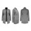 (L, Ash) Autumn And Winter Solid Color Thin Long-sleeved Pocket Woolen Women's Coat 2