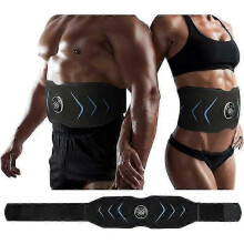 (As show, One size) Muscle Electrostimulator - Not Specified - Abdominal Belt - Lcd Screen - 10 Modes - 39 Levels