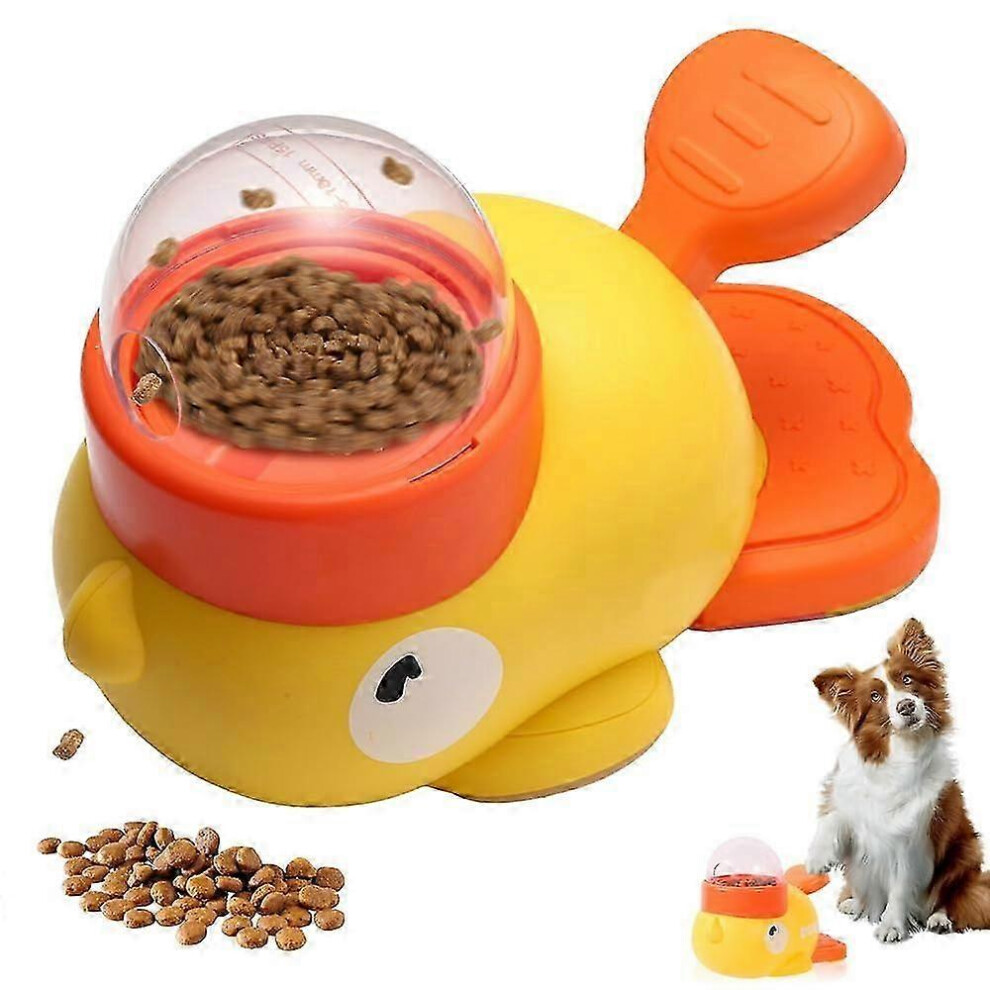 (As show, One size) 2in1 Interactive Dog Slow Feeder Puzzle Toy, Pets Treat Food Dispenser