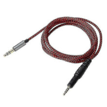Replacement Audio Nylon Woven Cable Wire Cord for Audio-technic Ath-m50x M40x M70x M60x Headphones Headset