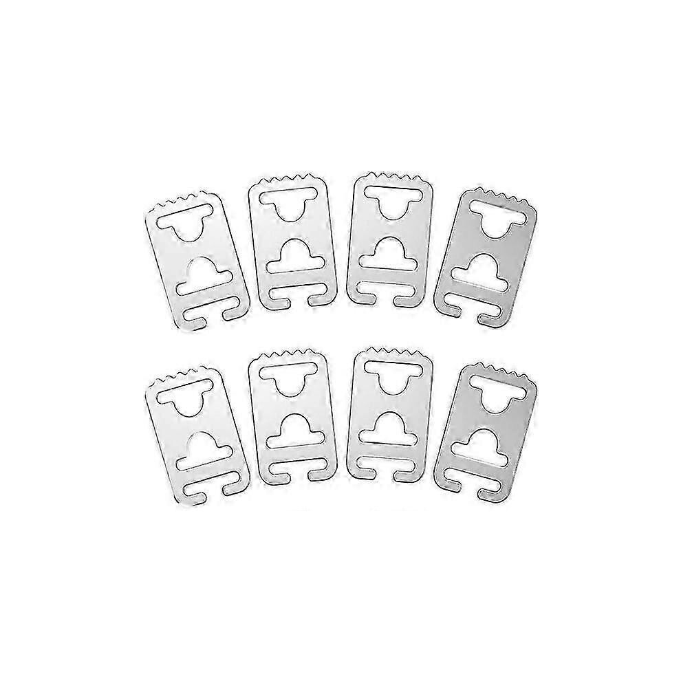 Kikidex (As Show, One Size) No Tie Shoelace Anchors (8Pc) Laces Lock Clip For Adults And Kids Shoe