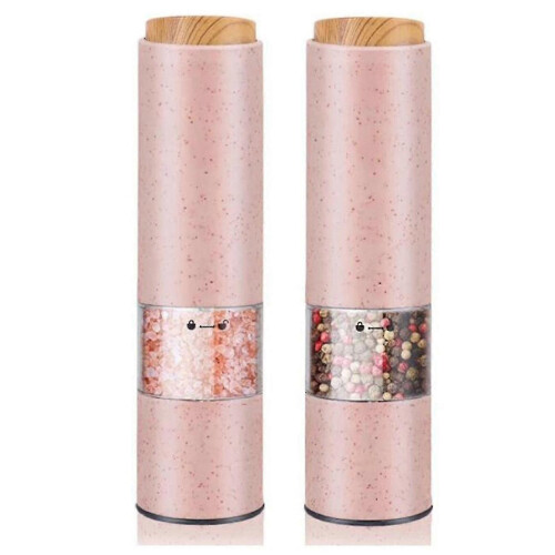 (As show, One size) Electric Salt Pepper Grinder,electric Ceramic Burr Mill For Herb/pepper/spice,adjustable Kitchen Gr