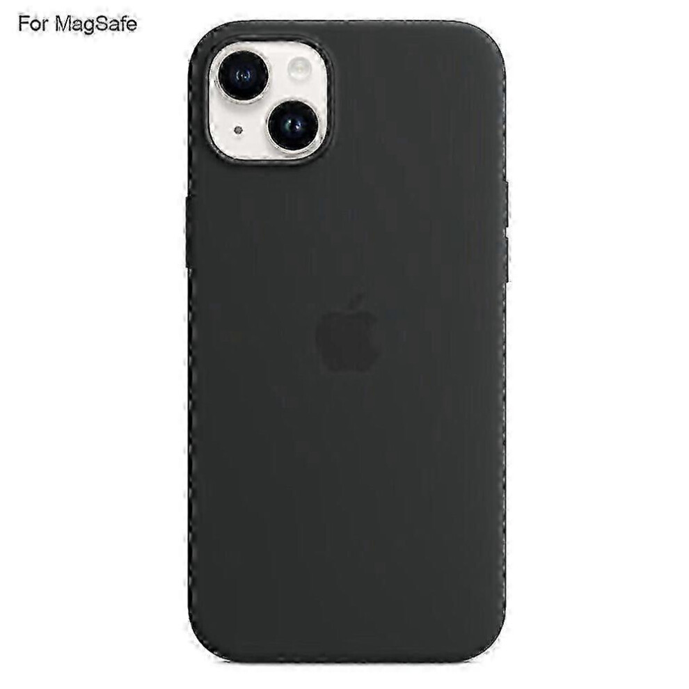 Photos - Case Kikidex (Black, One size) For Iphone 14  Compatible With Magsafe Liquid Silicone Phone Back Cover  - Li [induction Popover]