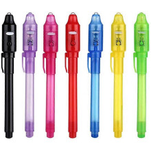 (As show, One size) Invisible Ink Pen,spy Pen Invisible Disappearing Ink Pen With Uv Light Magic Marker For Secret Message And Kid