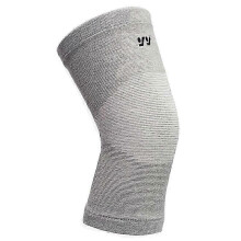 (L, One size) 1pc Breathable Knee Sleeve Elastic Bamboo Charcoal Knee Brace Support Pad Cover Knee Protector - M
