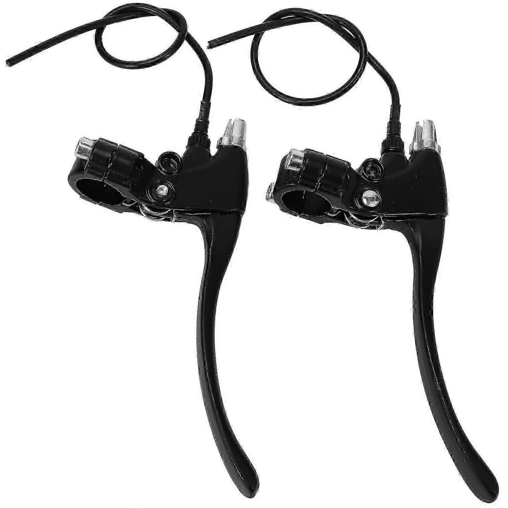 Kikidex (As Show, One Size) 1 Pair Electric Bike Brake Lever Bicycle Cut-Off Brake Levers Cycling Parts For Electric Bike Scoot