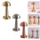 (Dumbbell,Sliver)Rechargeable Led Table Lamp Touch Sensor Desk Light Bedroom Restaurant Bar Dcor 2