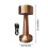 (Dumbbell,Bronze)Rechargeable Led Table Lamp Touch Sensor Desk Light Bedroom Restaurant Bar Dcor 2