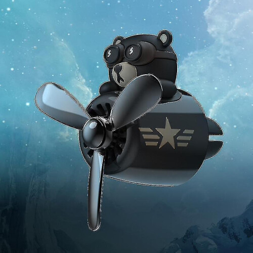 2pcs Bear Pilot Car Air Freshener 2