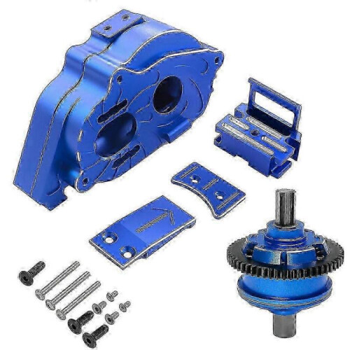 (Blue)M0.8 CENTER DIFF 57T MOTOR MOUNT SET FOR RC ARRMA 1/10 KRATON OUTCAST 1/8