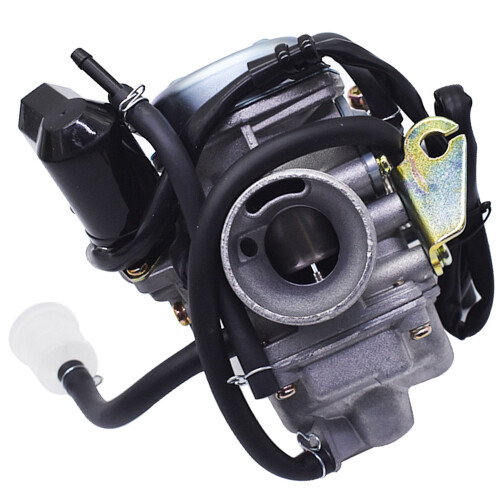 24mm Carburetor with Electric Choke Replacement for GY6 150cc Mopeds Scooters ATVs 2