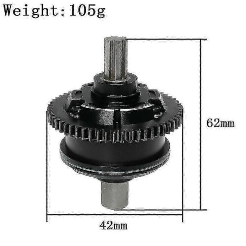 (Titanium)M0.8 CENTER DIFF 57T MOTOR MOUNT SET FOR RC ARRMA 1/10 KRATON OUTCAST 1/8 1