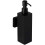 Stainless Steel Soap Dispenser In Black - Bathroom Wall Mount Drill Rack Holder (stainless Steel (black), Angular) 1