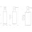 Stainless Steel Soap Dispenser In Black - Bathroom Wall Mount Drill Rack Holder (stainless Steel (black), Angular) 3