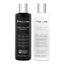 ThickTails Men's Hair Growth Shampoo & Conditioner Set with Biotin, Caffeine & Saw Palmetto, Sulphate-Free, Fuller-Looking Hair, Healthy Scalp