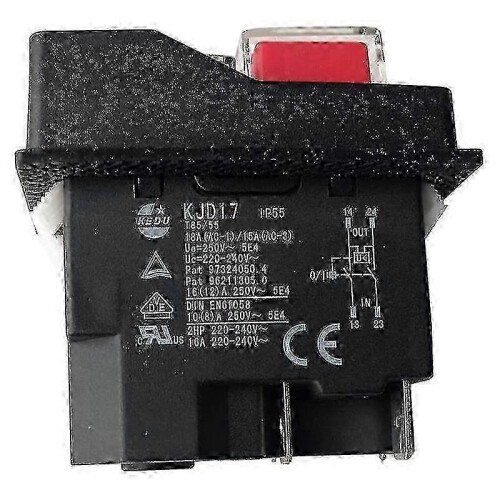Electromagnetic Switches Pushbutton Switches for Garden Tools Kjd17 220v 4 Pin -terminals 2