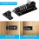 Combination Lock Latch 4 Digit Combination Lock Mechanical Code Door Lock Keyless Slide Lock Tamper Proof Door Lock for Garden Cabinet Black 4
