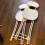 Living And Home (White, 2pcs) Portable Foldable Dining Chairs 4