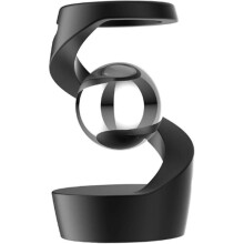 Kinetic Desk Toys, Desk Fidgets for Office for Adults, Fidget Toys for Kids with Autism, Metak Kinetic Spinning Desk Toy Ball (Black Silver)