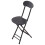 Living And Home (Black, 2pcs) Portable Foldable Dining Chairs 5