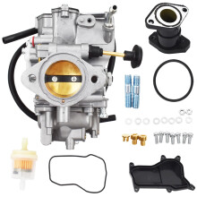 "Carburetor YFM350 ATV Carb Assembly Fit for 1987-2004 Yamaha Warrior 350, 1987-1996 Yamaha Big Bear 350, 1993-1998 Yamaha Kodiak 400,