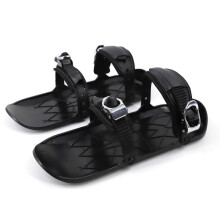 (2PCS) Mini Ski Skates For Snow - The Short Skiboard Snowblades - Attach To Winter Shoes/snowboard Boots - One Size Fits All