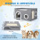 Cat House Indoor 2 Layer, Foldable Large Cat Hideaway Bed Indoor 5