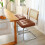 Living And Home (Brown) 2Pcs Vintage Dining Chairs 3