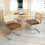 Living And Home (Brown) 2Pcs Vintage Dining Chairs 1
