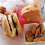 4pcs Retractable Hamburger Holders Sandwich Burger Clip 4