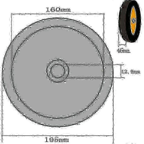 2 x Lawn Mower Wheels 53 Teeth Drive Wheel for Husqvarnaa Electrolux, McCulloch 2