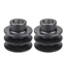 (20 axis pulley) Stable Performances 2pcs Belt Pulley for 168F 170F Engine 19/20mm Bore Double Grooves Pulley 54mm/56mm Outer Diameter
