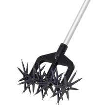 Rotary Cultivator Adjustable Gardening Rotary Tiller Handheld Garden Cultivator