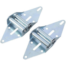 (Hinge No. 2) 2Pcs Garage Door Replacement Hinge for Residential/Light Commercial Garage Door Part Heavy Duty Garage Door Hardware