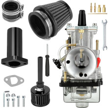 PWK 24mm Carburetor & Air Filter Kit for Coleman CT200U BT200X CT200U-EX 212 196cc 224cc 6.5hp OHV GX160 GX200 Massimo Baja Warrior Massimo MB200