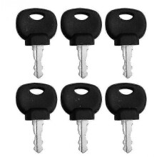 6pcs Lgnition Key Plant Application Jcb 14607 Ignition Keys