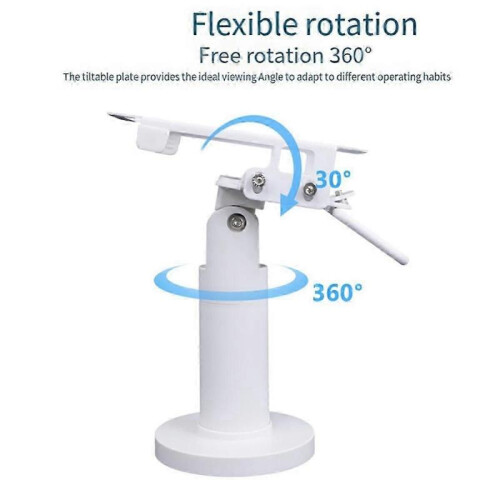 For Pax-A920/A920 Pro Payment Card Terminal Swivel Mount Desktop Stand, White 1