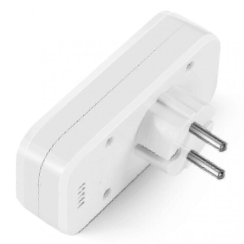 EU Standard Wall Socket Mini Camera Power Strip for Travel 2