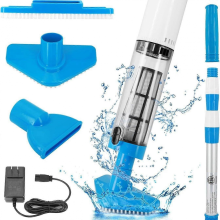 Aspirateur de piscine 3 en 1 avec batterie, aspirateur de piscine portatif sans fil, petit aspirateur de piscine