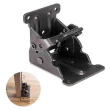 (1 pièce) 1/4 support pliable 0-90 degrés, charnières de pieds pliantes autobloquantes, supports d'extension de table, meilleur cadeau