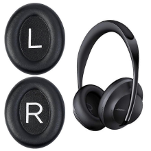 Compatibile con le cuffie Bose 700 NC700 compatibili con Bluetooth, 1 paio di cuscinetti auricolari di ricambio in pelle proteica, neri